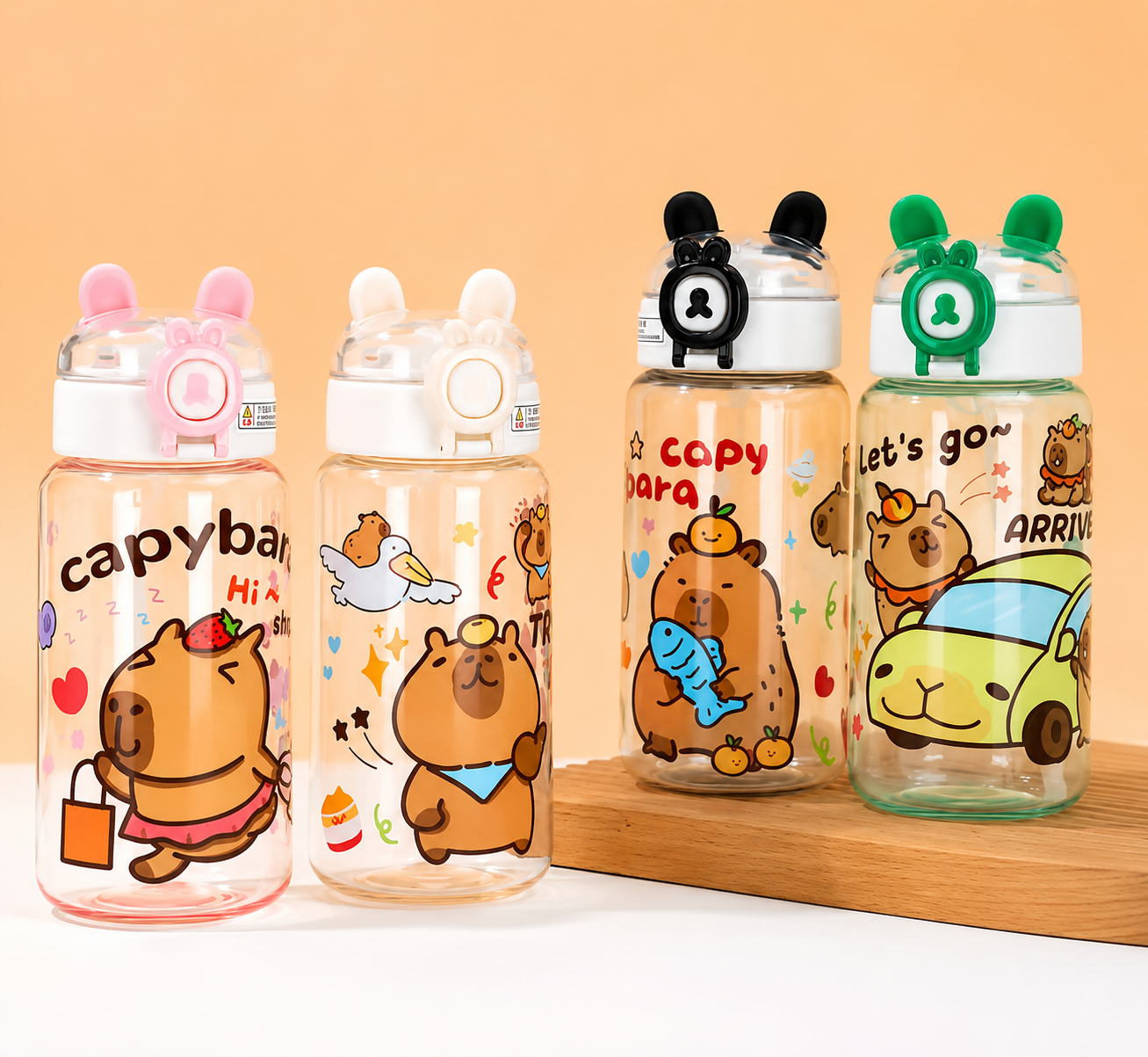 Botella de Agua Infantil Capibara 500ml