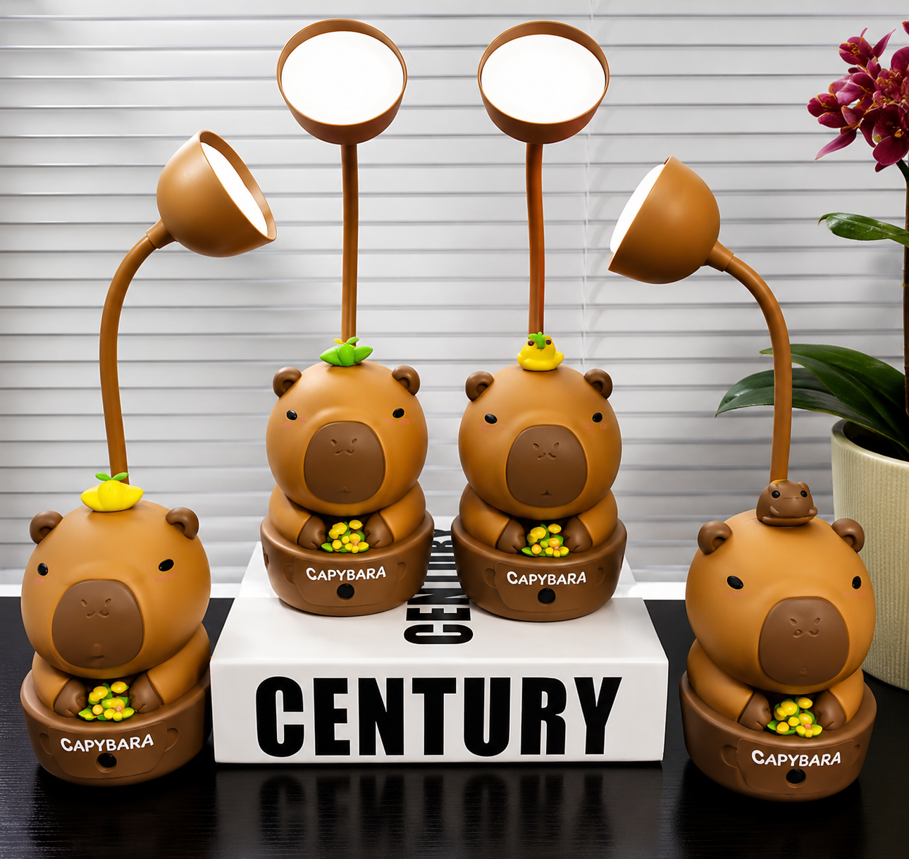 Mini lámparas capibara