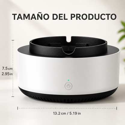 Cenicero absorbe humo