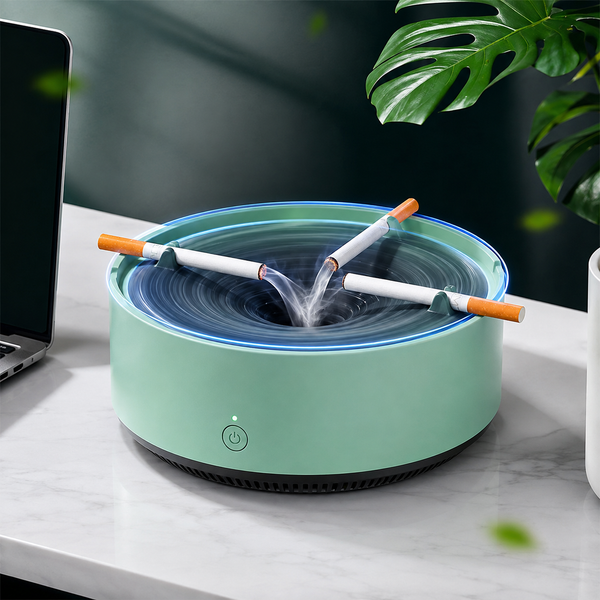 Cenicero absorbe humo