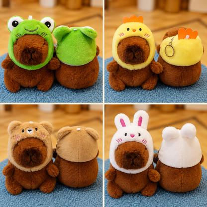 Llaveros Peluche Capibara – 4 Diseños