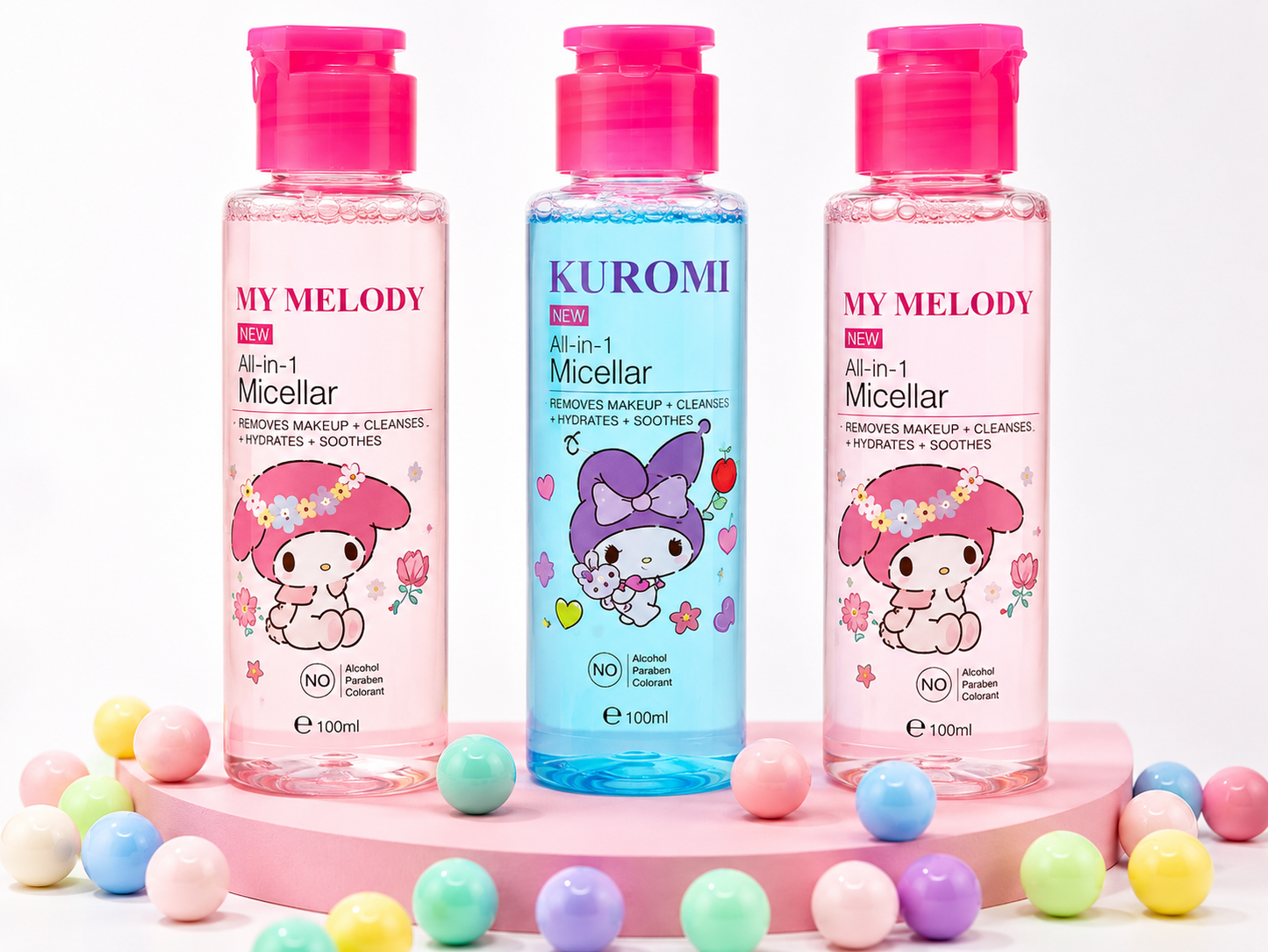 Agua Micelar - My Melody / Kuromi - 100m