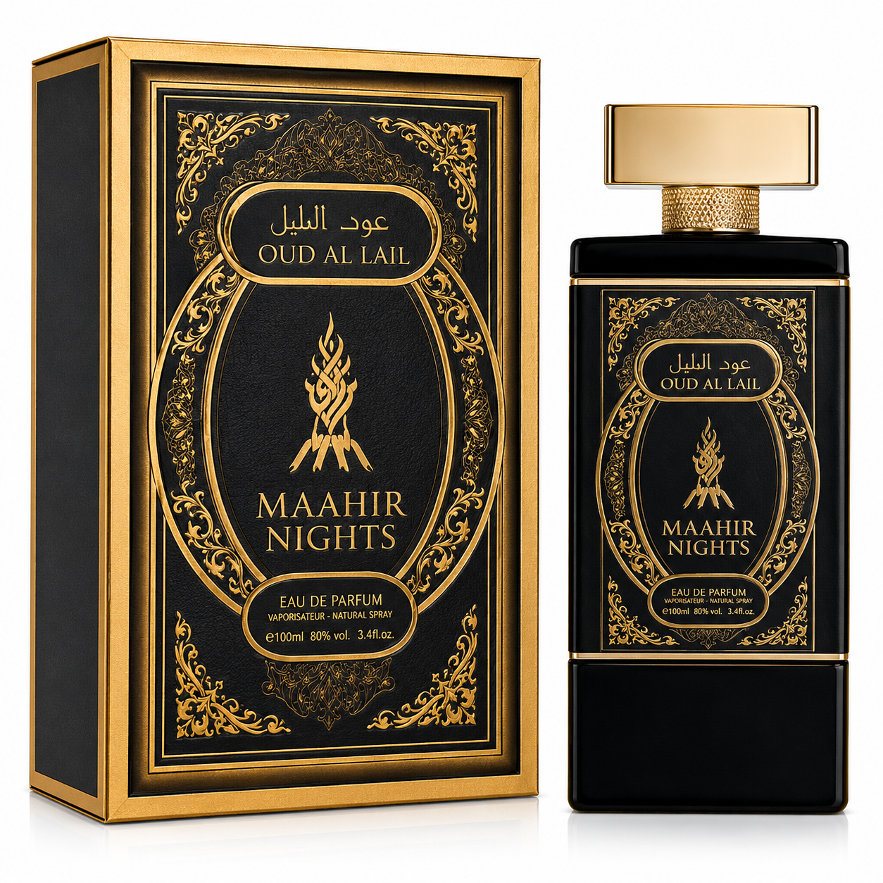 Perfume Oud Al Lail - Maahir Nights - 100ml